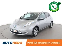 Srebrny (metalik) Używany 2017 Nissan Leaf Hatchback | 40 500 zł (Uczciwa cena)