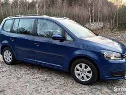 Niebieski Używany 2010 VW Touran Minivan | 29 600 zł (Dość drogi)
