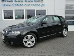 Czarny Używany 2008 Audi A3 Hatchback | 22 900 zł (Uczciwa cena)