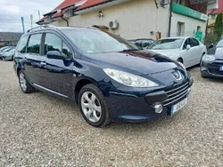 Niebieski Używany 2008 Peugeot 307 Kombi | 16 900 zł