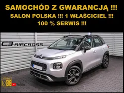 Srebrny (metalik) Używany 2019 Citroën C3 Aircross SUV | 44 444 zł (Uczciwa cena)