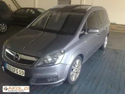 Niebieski ciemny (metalik) Używany 2007 Opel Zafira Minivan | 33 283 zł