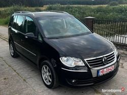 Czarny Używany 2007 VW Touran Minivan | 16 777 zł (Dość drogi)