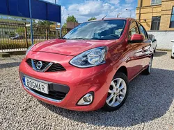 Wiśniowy Używany 2015 Nissan Micra Hatchback | 32 900 zł (Uczciwa cena)