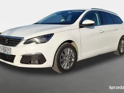 Biały Używany 2021 Peugeot 308 Allure Kombi | 49 500 zł (Dość drogi)
