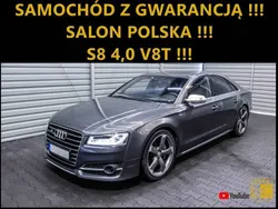 Szary (metalik) Używany 2015 Audi S8 Sedan/Limuzyna | 103 884 zł