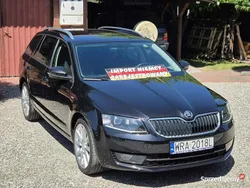 Czarny Używany 2017 Skoda Octavia Kombi | 49 900 zł (Dobra cena)