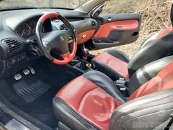 Czarny Używany 2004 Peugeot 206 Kabriolet | 9500 zł