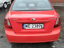 Czerwony Używany 2007 Chevrolet Lacetti Sedan/Limuzyna | 6900 zł (Uczciwa cena)