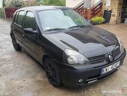 Czarny Używany 2003 Renault Clio II Hatchback | 6800 zł