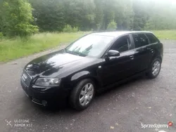 Czarny Używany 2008 Audi A3 Hatchback | 15 500 zł (Dobra cena)