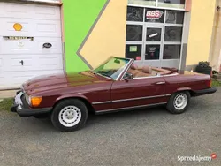 Bordowy Używany 1984 Mercedes SL380 Kabriolet | 68 000 zł