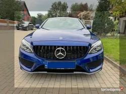Niebieski Używany 2017 Mercedes C200 AMG Coupe | 93 000 zł (Super Cena)