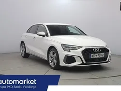 Biały Używany 2023 Audi A3 S-Line Hatchback | 94 850 zł (Uczciwa cena)