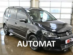 Czarny Używany 2011 VW Touran Minivan | 11 800 zł
