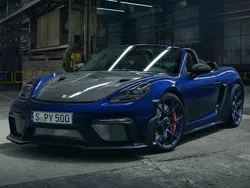 Gentian blue metallic Nowe 2024 Porsche 718 Spyder | 972 969 zł