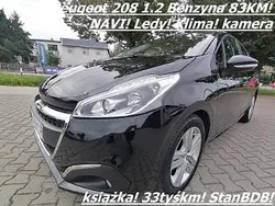 Czarny Używany 2018 Peugeot 208 Hatchback | 28 999 zł (Super Cena)