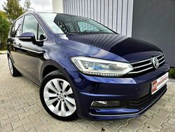 Niebieski ciemny (metalik) Używany 2019 VW Touran Minivan | 64 999 zł (Uczciwa cena)