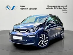 Niebieski cesarski z akcentem w kolorze frozen grey metalizowany Używany 2021 BMW i3 Comfort Edition Hatchback | 75 900 zł
