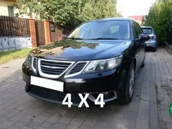 Czarny Używany 2008 Saab 9-3 Aero Kombi | 39 300 zł