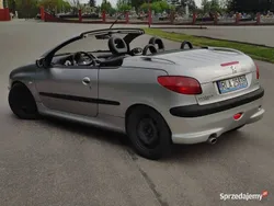 Srebrny Używany 2001 Peugeot 206 CC Kabriolet | 6500 zł (Uczciwa cena)