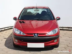Bordowy Używany 2005 Peugeot 206 Hatchback | 5999 zł (Dość drogi)