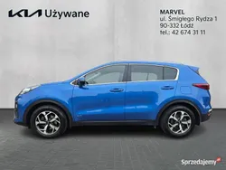 Niebieski Używany 2021 Kia Sportage 2 SUV | 88 900 zł (Uczciwa cena)