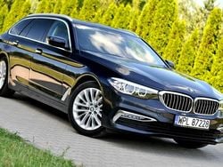 Niebieski ciemny (metalik, perła) Używany 2018 BMW 520 Luxury Line Kombi | 79 900 zł (Super Cena)
