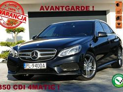 Czarny Używany 2015 Mercedes E350 Sedan/Limuzyna | 75 900 zł (Super Cena)