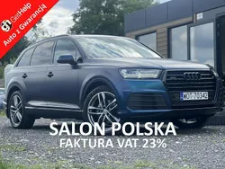 Niebieski Używany 2018 Audi Q7 SUV | 149 900 zł