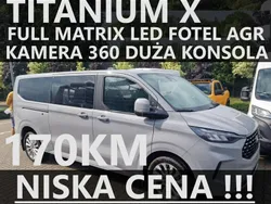 Szary Nowe 2025 Ford Tourneo Custom Titanium X Sedan/Limuzyna | 272 076 zł (Uczciwa cena)
