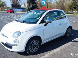 Biały Używany 2015 Fiat 500 Kabriolet | 40 500 zł (Drogi)