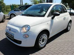 Biały (metalik) Używany 2010 Fiat 500 Hatchback | 14 200 zł (Dobra cena)