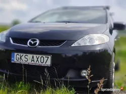 Czarny Używany 2007 Mazda 5 Minivan | 4700 zł (Dobra cena)
