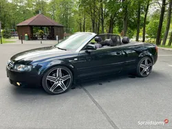 Czarny Używany 2004 Audi A4 Cabriolet Kabriolet | 19 500 zł