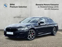 Czarny carbon metalizowany Używany 2020 BMW 520 Shadowline Sedan/Limuzyna | 169 900 zł