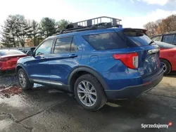 Niebieski Używany 2020 Ford Explorer XLT SUV | 50 400 zł