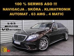 Brązowy (metalik) Używany 2016 Mercedes S63 AMG AMG Sedan/Limuzyna | 199 999 zł