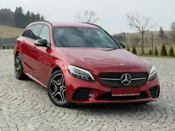Bordowy (metalik) Używany 2020 Mercedes C300 AMG line Kombi | 94 900 zł