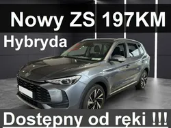 Szary (metalik) Nowe 2024 MG ZS Exclusive Sedan/Limuzyna | 118 950 zł (Uczciwa cena)