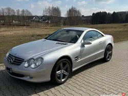 Srebrny Używany 2005 Mercedes SL500 | 77 000 zł