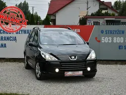 Czarny Używany 2008 Peugeot 307 Kombi | 8900 zł