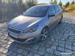 Szary Używany 2014 Peugeot 308 Allure Kombi | 33 500 zł (Dość drogi)