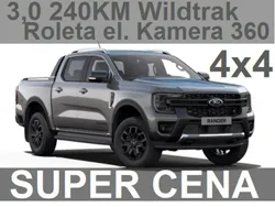 Szary Nowe 2025 Ford Ranger Wildtrack Pickup | 223 900 zł (Uczciwa cena)
