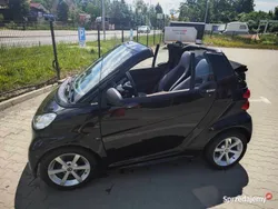 Czarny Używany 2013 Smart ForTwo Cabrio Kabriolet | 21 000 zł