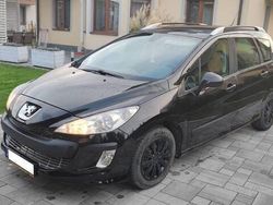 Czarny Używany 2008 Peugeot 308 Kombi | 13 000 zł (Dość drogi)