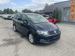 Niebieski ciemny (metalik) Używany 2015 VW Sharan Highline Minivan | 54 900 zł