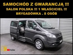 Szary (metalik) Używany 2016 Ford Tourneo Custom Minivan | 56 007 zł