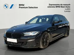 Czarny szafir metalizowany Używany 2021 BMW 520 Shadowline Kombi | 208 900 zł