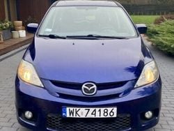 Niebieski Używany 2008 Mazda 5 Minivan | 21 000 zł